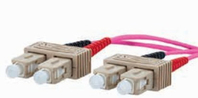 METZ CONNECT 151S1EOEO10E InfiniBand/fibre optic cable 1 M 2x SC OM4 Rózsaszín
