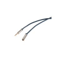 shiverpeaks sp-PROFESSIONAL câble audio 3 m 3,5mm Bleu, Chrome