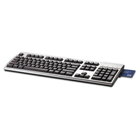 HP 435385-B41 klawiatura USB Czarny, Srebrny