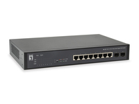 LevelOne GEL-1051 łącza sieciowe Zarządzany L2/L3/L4 Gigabit Ethernet (10/100/1000) Czarny