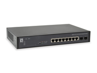 LevelOne 10-Port Web Smart Gigabit Switch, 2 x Gigabit SFP