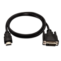 V7 HDMI (m) vers DVI-D Dual Link (m), 1 mètre, 3,3 pieds – Noir