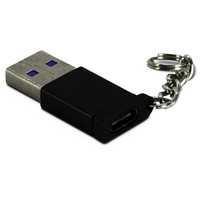 Inter-Tech 88885460 csatlakozó átlakító USB Type C USB Type A Fekete