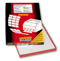 Markin C578 etichetta autoadesiva Rettangolo Permanente Bianco 800 pz