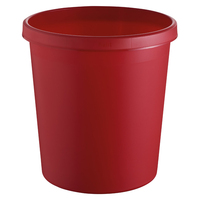 Helit H6105825 waste container Round Plastic Red
