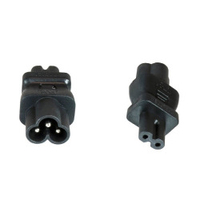 EFB Elektronik EB515.3 Netzstecker-Adapter C6 C7 Schwarz