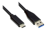 EXSYS EX-K1594-0.5 cavo USB 0,5 m USB 3.2 Gen 2 (3.1 Gen 2) USB A USB C Nero