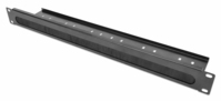 Intellinet 19" Cable Entry Panel with Cable Tray 2-Pack, with Brush, 1U, Black, 2pcs in a Box