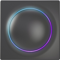 Fibaro FGWREU-111-8 Elektroschalter Rollenhebel-Schalter Schwarz