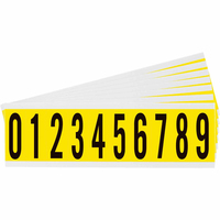 Brady 3440-# KIT self-adhesive label Rectangle Permanent Black, Yellow 10 pc(s)