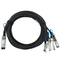 BlueOptics FMJDG InfiniBand/fibre optic cable 5 m QSFP28 4xSFP28 Schwarz