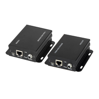 Microconnect MC-HM-ET15 AV extender AV transmitter & receiver Black