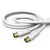 Hama 00179247 coax-kabel 3 m F-type Wit