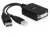 DeLOCK 61855 video átalakító kábel 0,23 M DisplayPort DVI-I Fekete