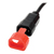 Tripp Lite PLC13RD Steckverriegelungseinsätze (C14-Netzkabel zu C13-Ausgang), Rot, 100-Pack