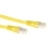 ACT UTP Category 6 Yellow 1.0m cable de red Amarillo 1 m