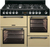 Leisure CK110F232C 110cm Dual Fuel Range Cooker with Seven Gas Burners