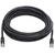 Tripp Lite N261-025-BK Cat6a 10G Snagless UTP Ethernet Cable (RJ45 M/M), Black, 25 ft. (7.62 m)