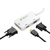 Techly IADAP DP-COMBOF2 adaptador de cable de vídeo 0,15 m DisplayPort HDMI / DVI / VGA Blanco