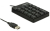 DeLOCK 12481 numerikus billentyűzet USB Univerzális Fekete