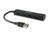Equip 128953 interface hub USB 3.2 Gen 1 (3.1 Gen 1) Type-A 5000 Mbit/s Zwart