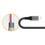 ALOGIC ULC8P1.5-SGR kabel do telefonu Czarny, Szary 1,5 m USB C Lightning