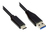 EXSYS EX-K1594-0.5 USB kábel 0,5 M USB 3.2 Gen 2 (3.1 Gen 2) USB A USB C Fekete