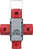 Brennenstuhl 1081670 adattatore per presa di corrente Grigio, Rosso