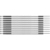 Brady SCNG-05-L kábeljelölő Fekete, Fehér Nejlon 10 dB