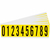 Brady 3440-# KIT etiket Rechthoek Permanent Zwart, Geel 10 stuk(s)