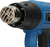 Blaupunkt HG5010 opalarka Pistolet na gorące powietrze 500 l/min 600 °C 2000 W Czarny, Niebieski