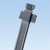 Panduit Cable Tie, 2-Piece, 4.0"L (102mm), Miniature, Heat Stabilized, Black, 1000pc Kabelbinder Nylon Schwarz