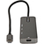 StarTech.com USB C Multiport Adapter - USB-C naar HDMI 2.0b 4K 60Hz (HDR10), 100W Power Delivery Pass-Through, 4-Port USB 3.0 Hub - USB Type-C Mini Dock - 30cm Vaste Kabel