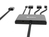 Sandberg 509-21 câble vidéo et adaptateur 2 m HDMI Type A (Standard) DisplayPort + Mini DisplayPort + HDMI + USB Type-C Noir
