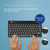 R-Go Tools Ergonomisch toetsenbord R-Go Compact Break, compact toetsenbord met pauzesoftware, AZERTY (FR), Bluetooth, zwart
