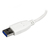 StarTech.com ST4300MINU3W hálózati csatlakozó USB 3.2 Gen 1 (3.1 Gen 1) Type-A 5000 Mbit/s Fehér