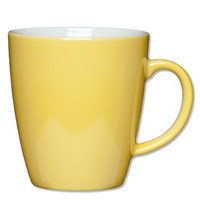 Henkelbecher Inhalt: 0,35 ltr., Höhe: 9,6 cm, Farbe: light yellow / hellgelb,