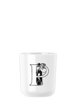 Moomin ABC Tasse - P 0.2 l. weiß, Maße: 74 x 74 x 83 mm Die Fähigkeit, sich
