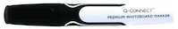 Marker do tablic Q-CONNECT Premium, okrągły, 2-3mm (linia), zawieszka, czarny