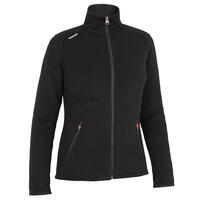 Women Warm Fleece Sailing Jacket 100 - Black - UK 12 / FR 42