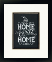 Classic: Counted Cross Stitch Kit: Home Crazy Home