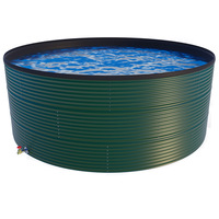 Steel Water Tank - 24ft Dia-97360 Litres (7.37m X 2.28m)- Coated