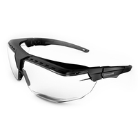 Honeywell 1035810 Avatar OTG Überbrille PC/TPU-Rahmen schwarz, Scheibe PC klar k