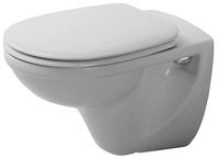 DURAVIT 0184092000 Wand-WC D-CODE BASIC tief, 360 x 545 mm HygieneGlaze weiß