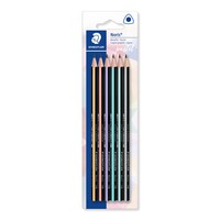 Noris Club® 118 Bleistift in Dreikantform, 6 Stück auf Blisterkarte