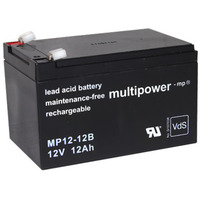 Multipower MP12-12B ólomakkumulátor 12 volt