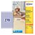 Avery Multipurpose Mini Removable Label 17.8x10mm 270 Per A4 Sheet White (Pack 6750 Labels) L4730REV-25
