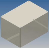 Aluminium Druckgussgehäuse, (L x B x H) 171.5 x 120.6 x 105.7 mm, silber, IP54,