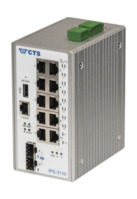 Ethernet Switch, 10 Ports, 1 Gbit/s, 9-56 VDC, IES-3110SFP