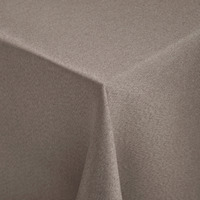 Tischdecke Ambita eckig glatt; 130x130 cm (BxL); taupe; quadratisch